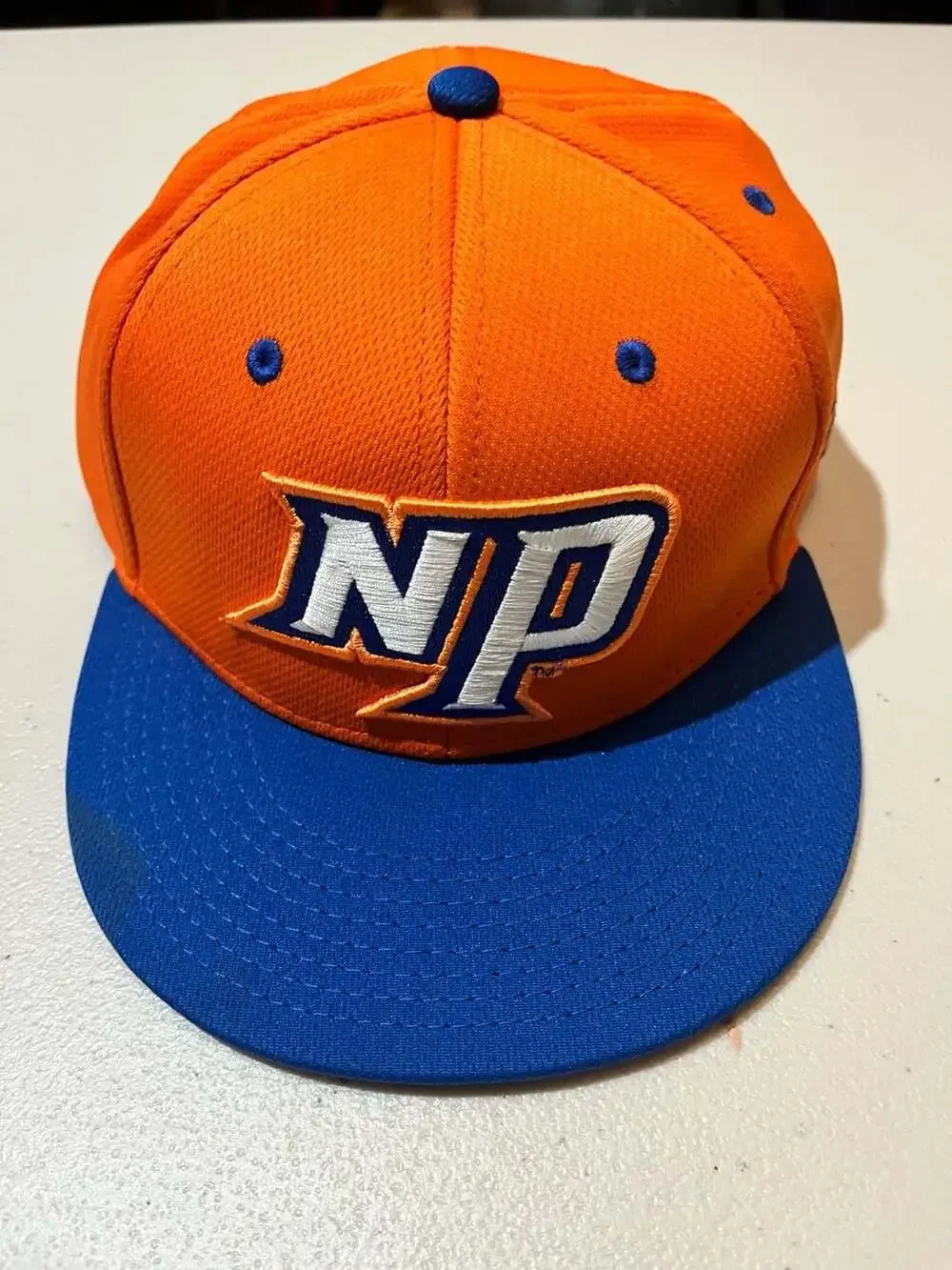 003-0054 OC Sports MWS Series NP Hawks Orange and Royal Blue Baseball Cap Size 7